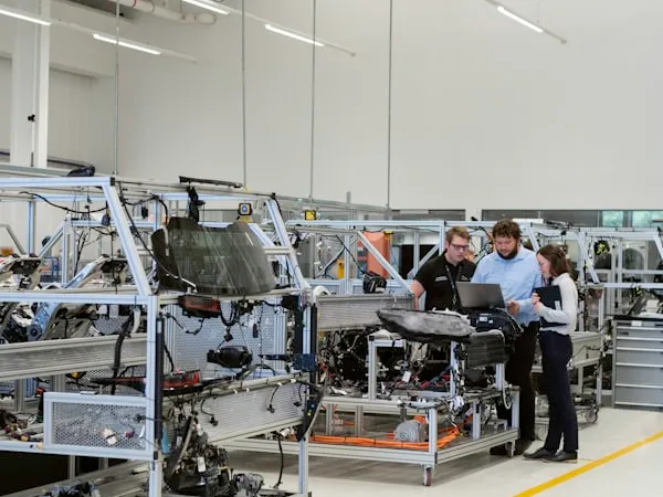 Equipment On Manufacturing Floor